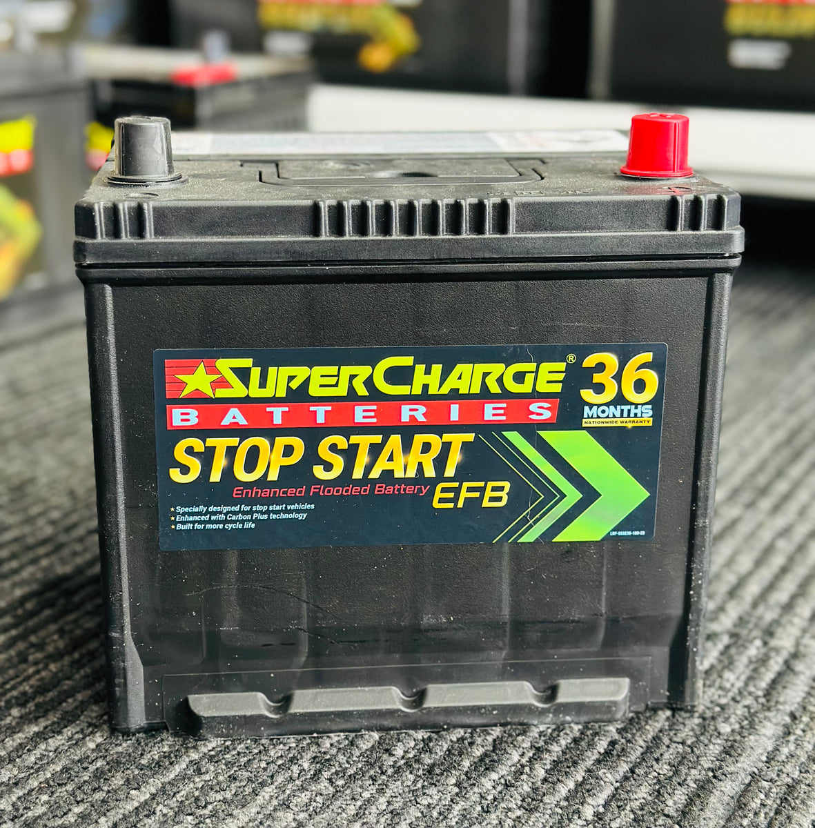 SUPERCHARGE MFD23EF START STOP EFB 685 CCA 36 MONTH WARRANTY BATTERY ...