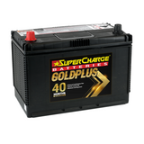 SUPERCHARGE GOLDPLUS MF95D31R / N70ZZ MF 850 CCA 40 MONTH WARRANTY BATTERY.