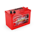 SUPER CRANK DCNX120-7L SMF DUAL PURPOSE CARBON SERIES 24 MONTH WARRANTY BATTERY.