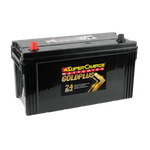 SUPERCHARGE GOLDPLUS MFN100 815 CCA 24 MONTH WARRANTY TRUCK BATTERY.