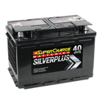 SUPERCHARGE SILVERPLUS SMF66H EUROPEAN AUTOMOTIVE 780 CCA 40 MONTH WARRANTY BATTERY.