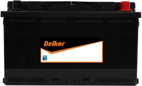 DELKOR CALCIUM 59096 MAINTENANCE FREE 912CCA 3YEAR WARRANTY BATTERY.