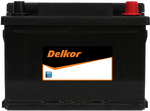 DELKOR CALCIUM 90R-500 MAINTENANCE FREE 500CCA 54AH 3YEAR WARRANTY BATTERY