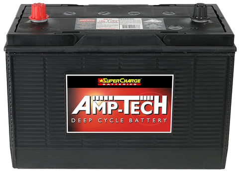 SUPERCHARGE AMP-TECH D87L-120AH 12 MONTH WARRANTY BATTERY.