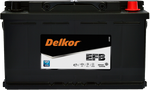 Delkor LBN365EFB / DIN66 EFB Premium Automotive AGM Batteries 650CCA