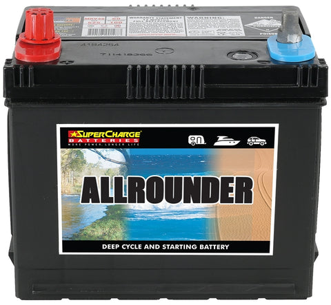 SUPERCHARGE ALLROUNDER MRV48-525 CCA 12 MONTH WARRANTY BATTERY.