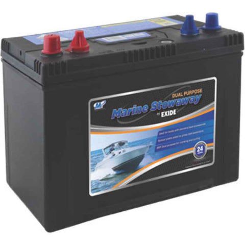 EXIDE MSDP31 MARINE DUAL PURPOSE 830 CCA 24 MONTH WARRANTY BATTERY.