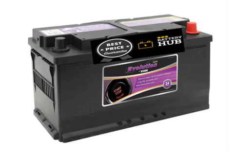 EXIDE EVOLUTION SSAGM-95EU / SSAGM95EU START-STOP 36 MONTH WARRANTY AGM BATTERY.