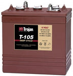 TROJAN DEEP CYCLE T-105 UT SIGNATURE SERIES 6V 225AH FLOODED BATTERY